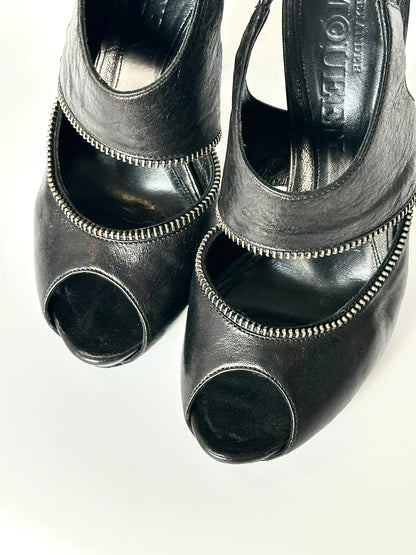 Alexander McQueen Zipper Heels, IT 36.5