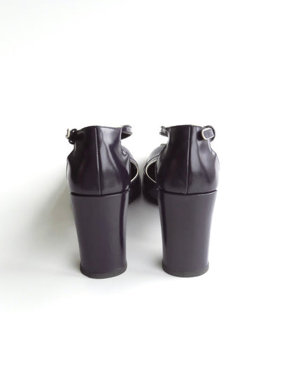 Prada Purple T-Strap Pumps Legally Blonde, IT 35.5