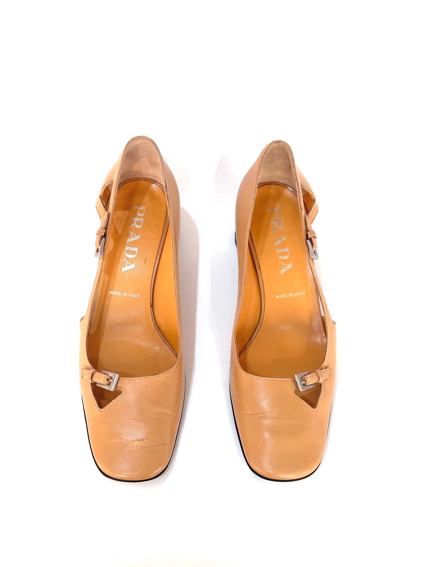Prada Square Toe Pumps, IT 36