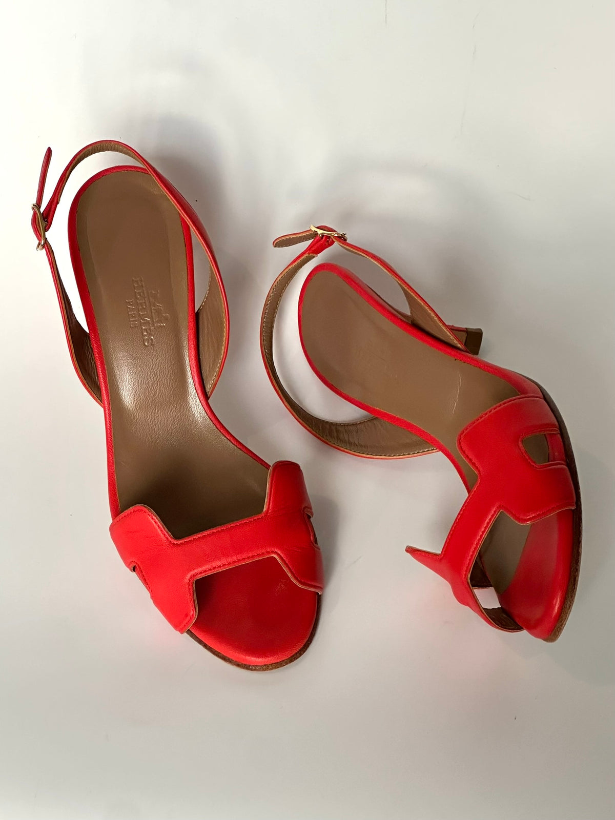 Hermès Night Slingback Sandals, IT 35.5