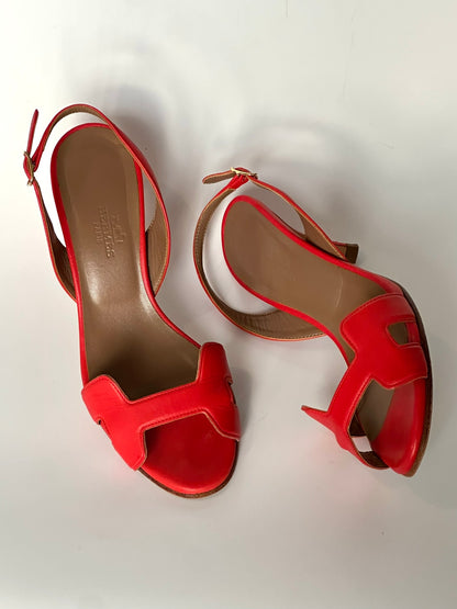 Hermès Night Slingback Sandals, IT 35.5