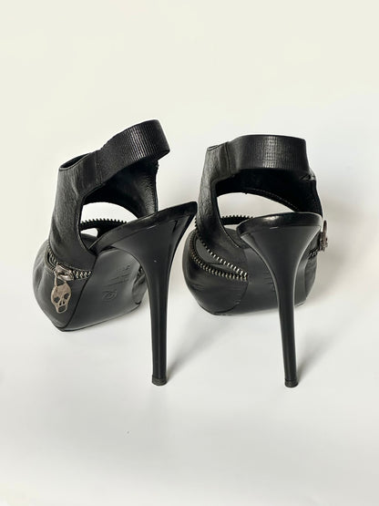 Alexander McQueen Zipper Heels, IT 36.5