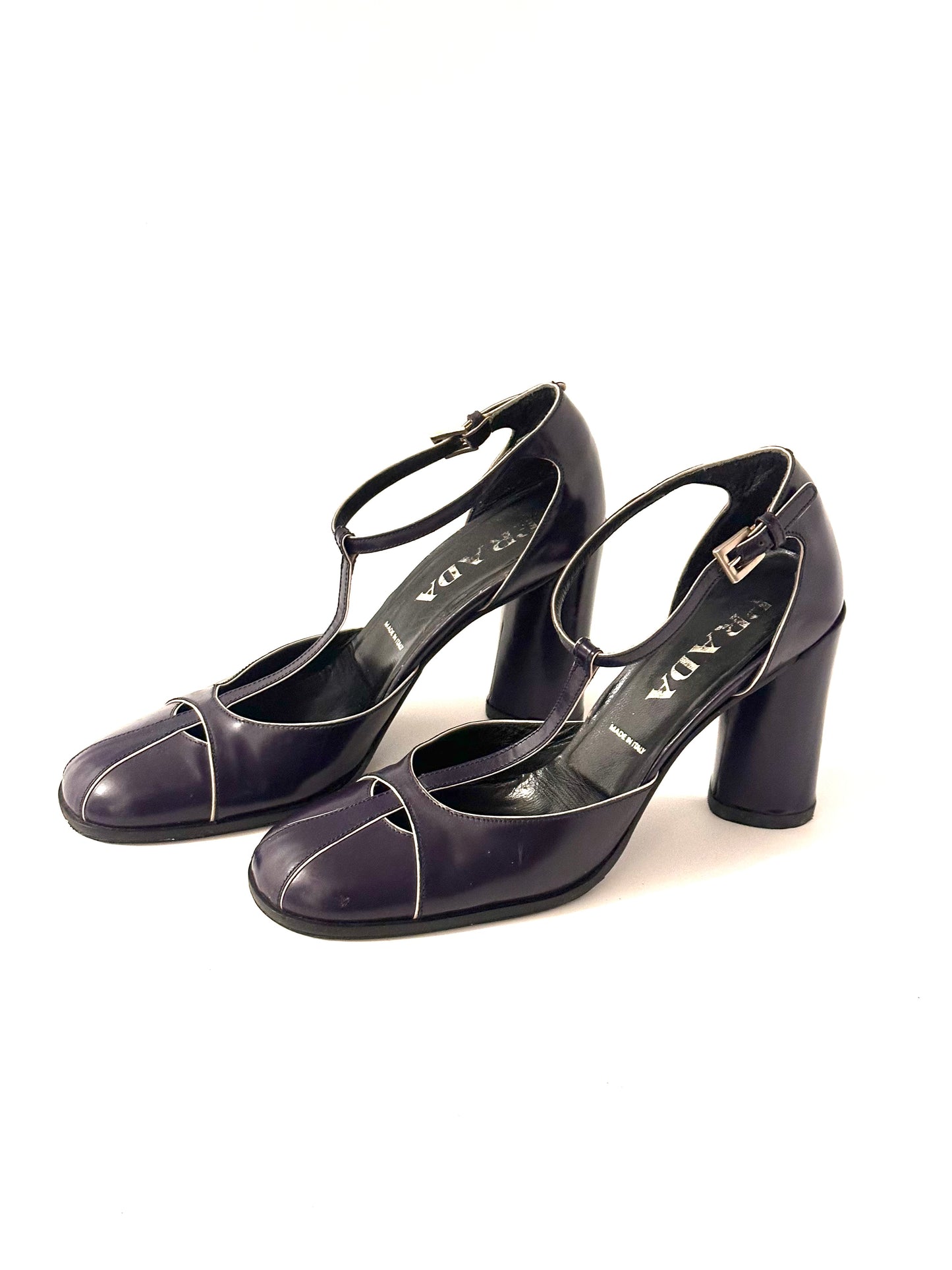 Prada Purple T-Strap Pumps from Legally Blonde, IT 37.5