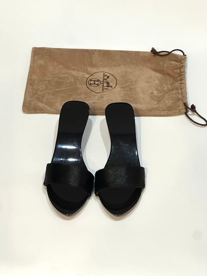 Hermès Wedge Mule Sandals, IT 40