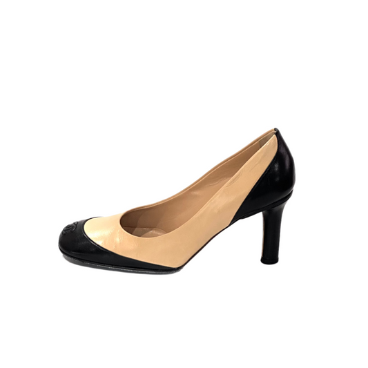 Chanel CC Bicolor Pumps, IT 37