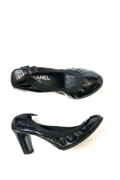 Chanel CC Ballerina Platform Pumps, IT 36.5